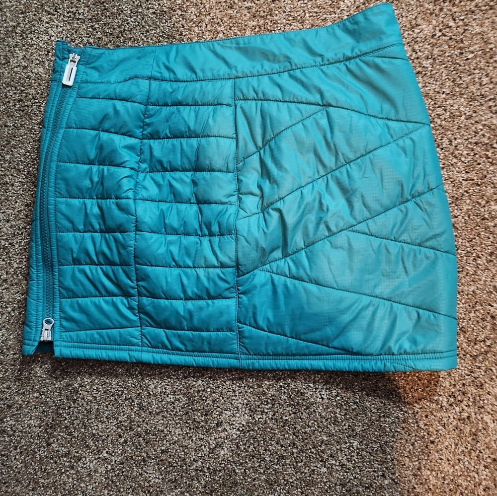 Smartwool Women's Mini Quilted Skirt - Teal - Picture 2 of 5